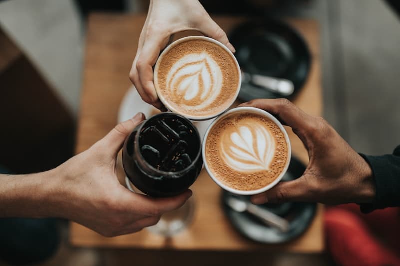 Barista preparing coffee
